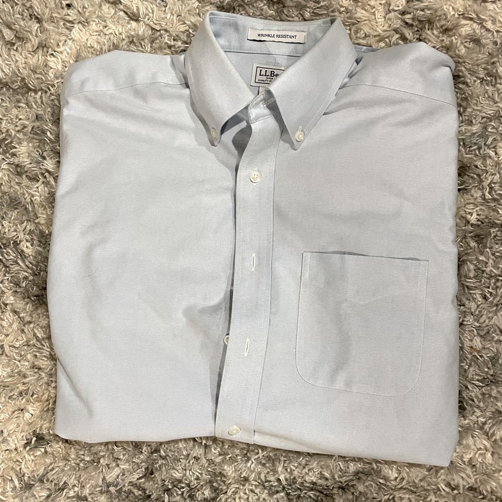 L.L. Bean men’s wrinkle resistant dress shirt